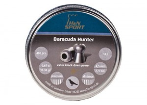    Haendler & Natermann hollowpoint air rifle pellet gives great impact power.